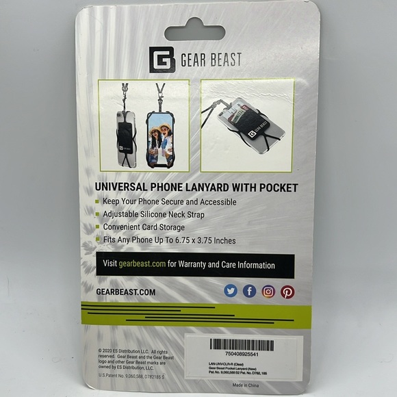 Universal Phone Lanyard with Pocket NEW NWT - Picture 5 of 9